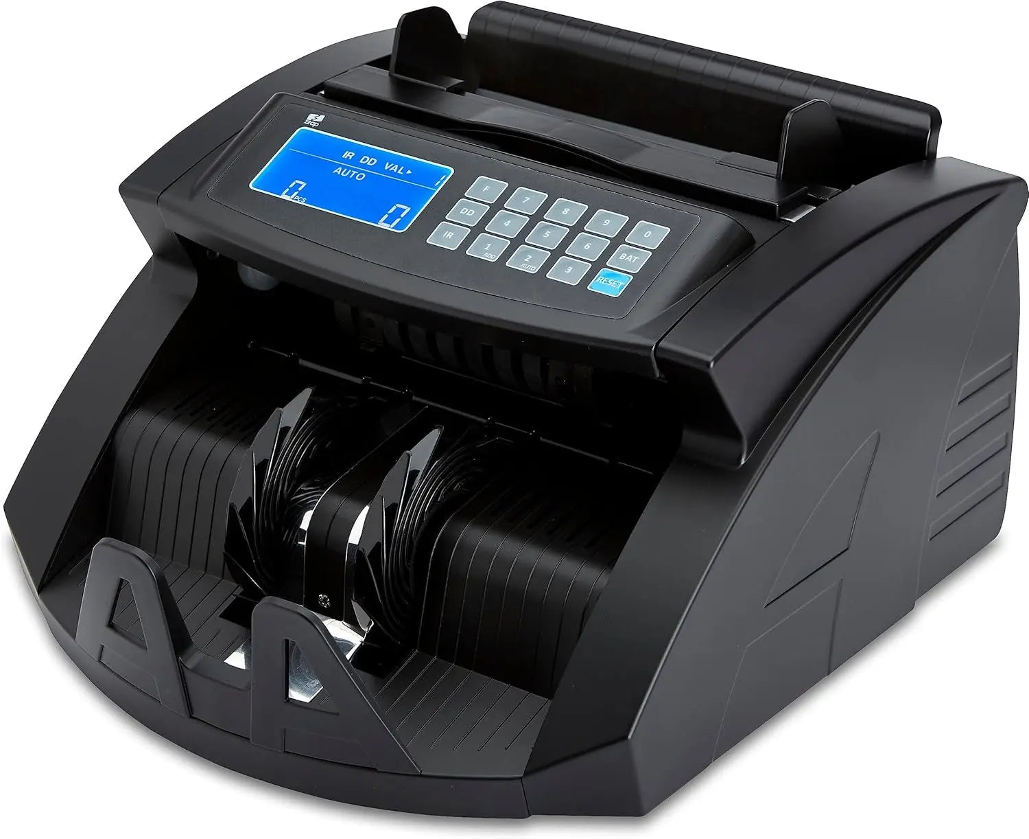 Zzap Bill Value Counter - Money Cash Currency Machine (NC20)Just launched, 2025 Model / Counts the total VALUE &amp; quantity for SINGLE denomination (sorted) bills
Batch counting function (1-999) / Add function / Automatic oZZapNovacartZzap Bill Value Counter